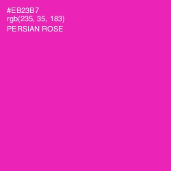 #EB23B7 - Persian Rose Color Image